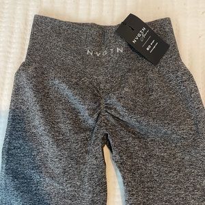 Black speckled NVGTN booty scrunch leggings. New!